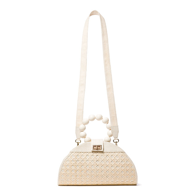 Woven Rattan Handbag