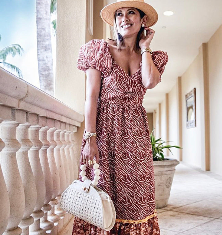 Handmade statement summer bag