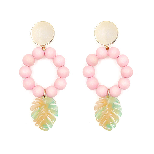 THE LOLA Tropical Leaf Statement Earrings