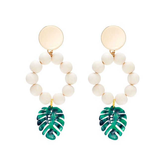 Tropical statement summer earrings