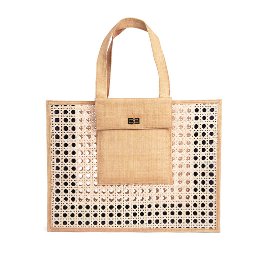 Tan Tote - Cane Island Accessories